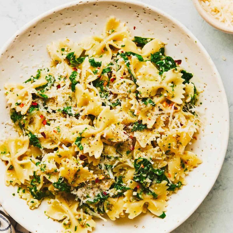 A picture of Creamy Kale Pasta