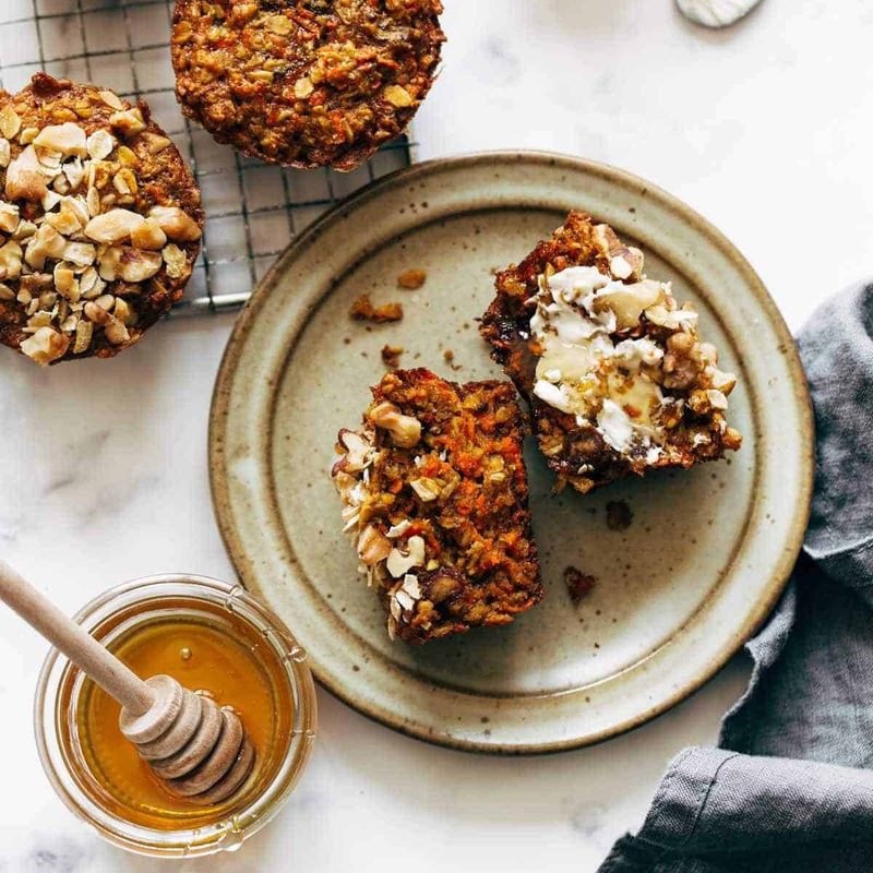 Easy carrot cake muffins.