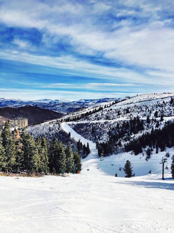 Ski hill.